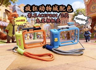 纸头哥疯狂动物城配色ACEPRO1/2代街拍套装影石 狐尼克兔子朱迪