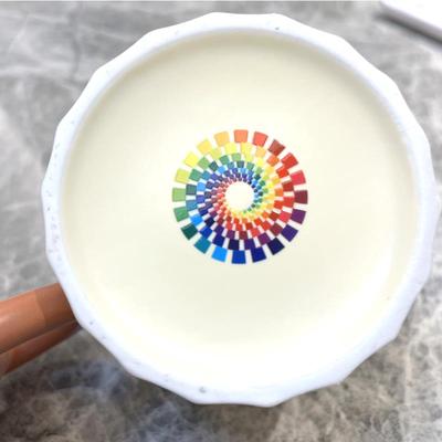 水晶贴纸水杯玻璃杯饮料杯企业LOGO定制装饰标贴UV转印贴防水防刮