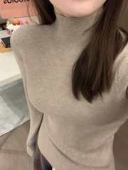 VASSE 多色入好好穿秋冬软糯仿羊绒针织衫 高领/半高领显瘦打底衫