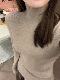VASSE 半高领显瘦打底衫 多色入好好穿秋冬软糯仿羊绒针织衫 高领