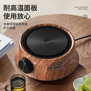 圆形电热炉电陶炉家用烧水煮茶炉不挑器皿小型煮茶器玻璃壶便携