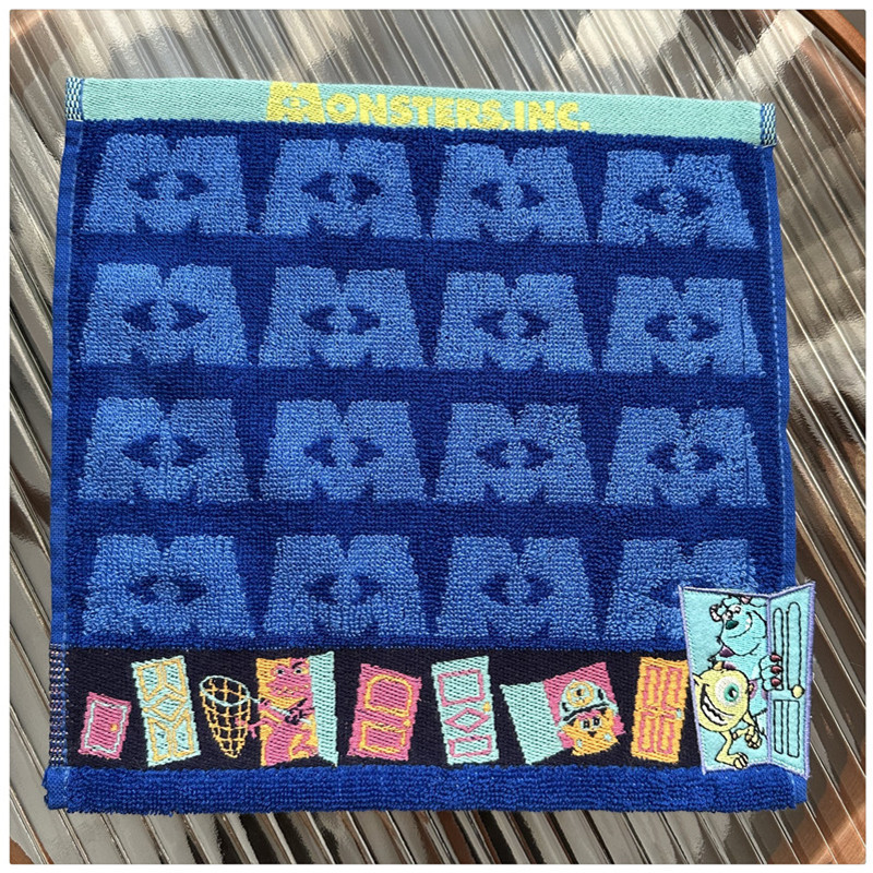 出口日本外贸余单全纯棉双面毛圈无荧光剂儿童成人方巾手帕小毛巾