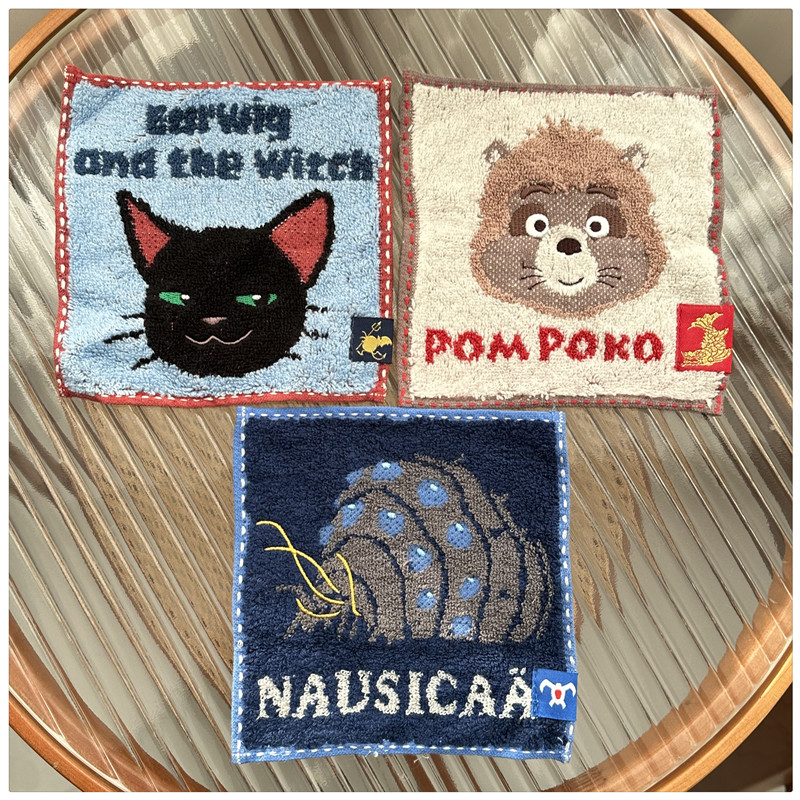 新品出口日本外贸余单纯棉割绒婴幼儿童小方巾毛巾口水巾手帕杯垫