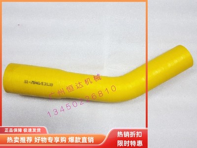 卡特挖机增压器进气管硅胶耐高温