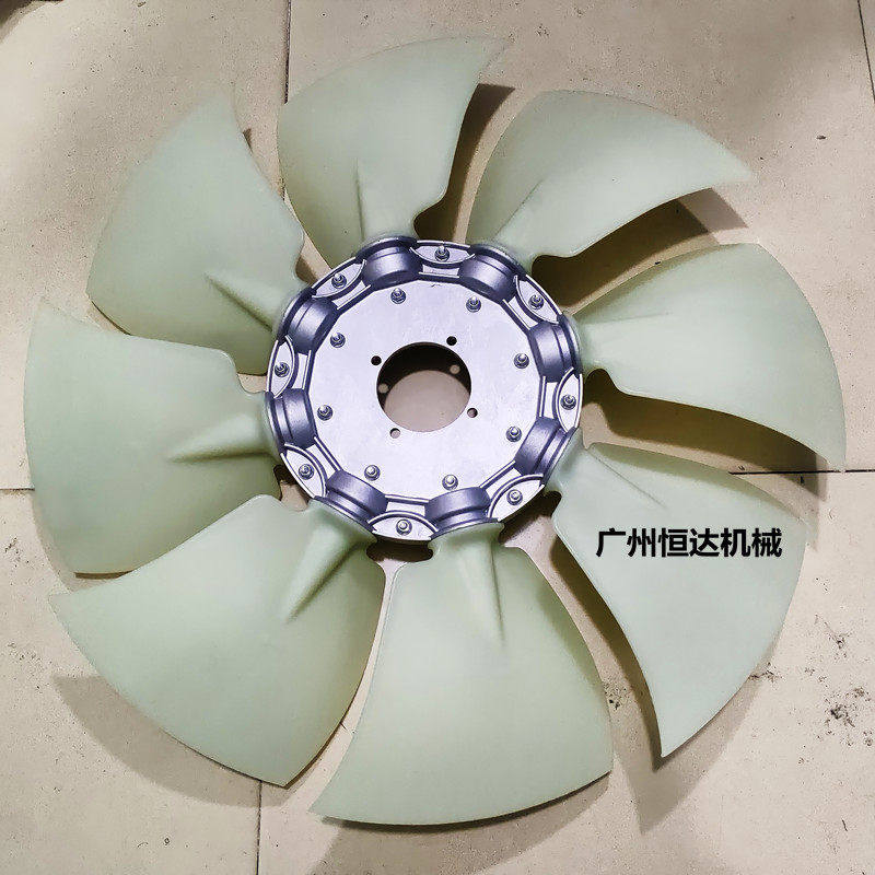 适用沃尔沃挖掘机尼龙风扇叶
