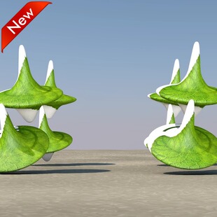 C4D新款 刚体动力学动画陀螺旋转含材质贴图学习交流参考2004B005