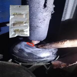 空调压缩机铜管漏氟小洞焊接胶水耐高温高压蒸发器发热管补漏接管