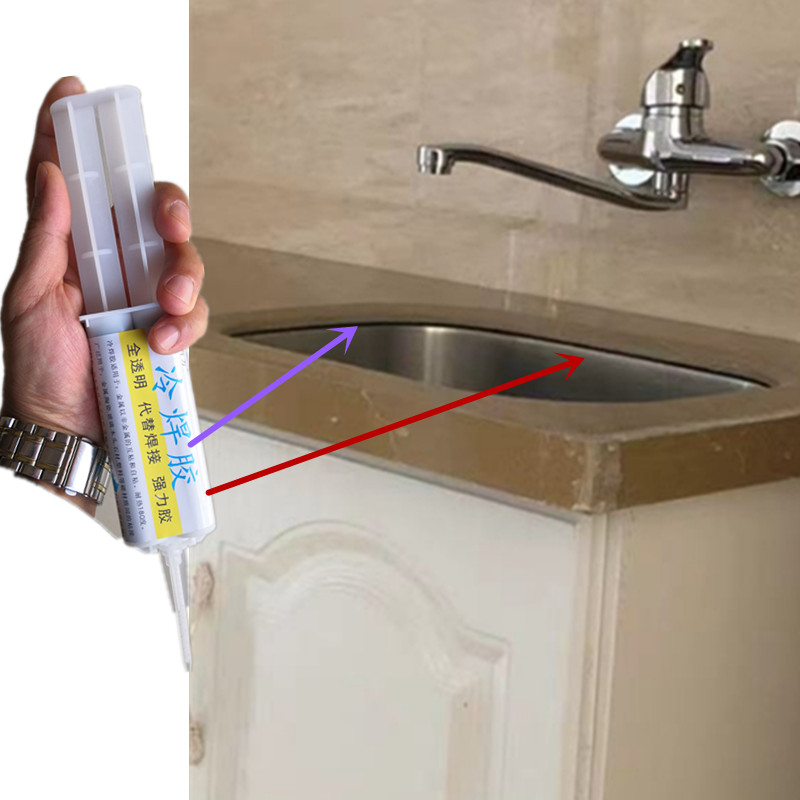 爱子有玻璃胶环保无毒无味带胶枪