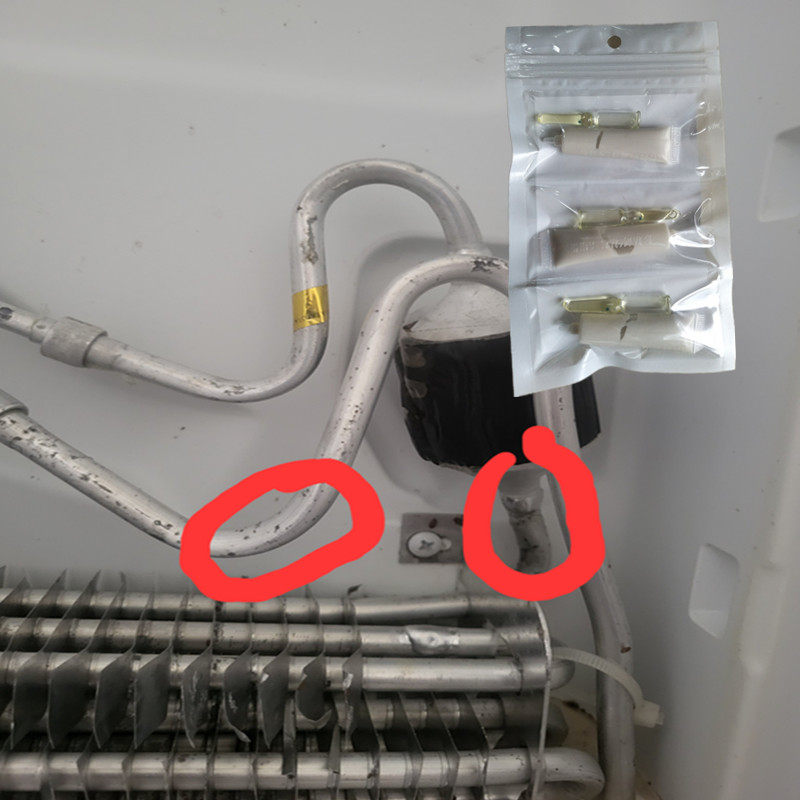 冰箱铝管漏氟修补胶抗高压空调管图片