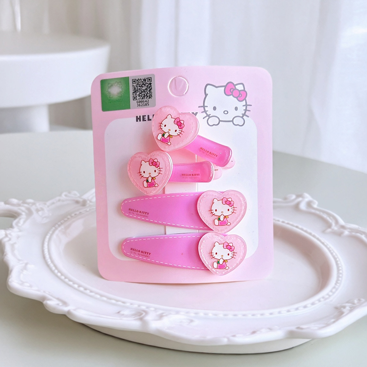 Sanrio三丽鸥HelloKitty塑料发夹图片