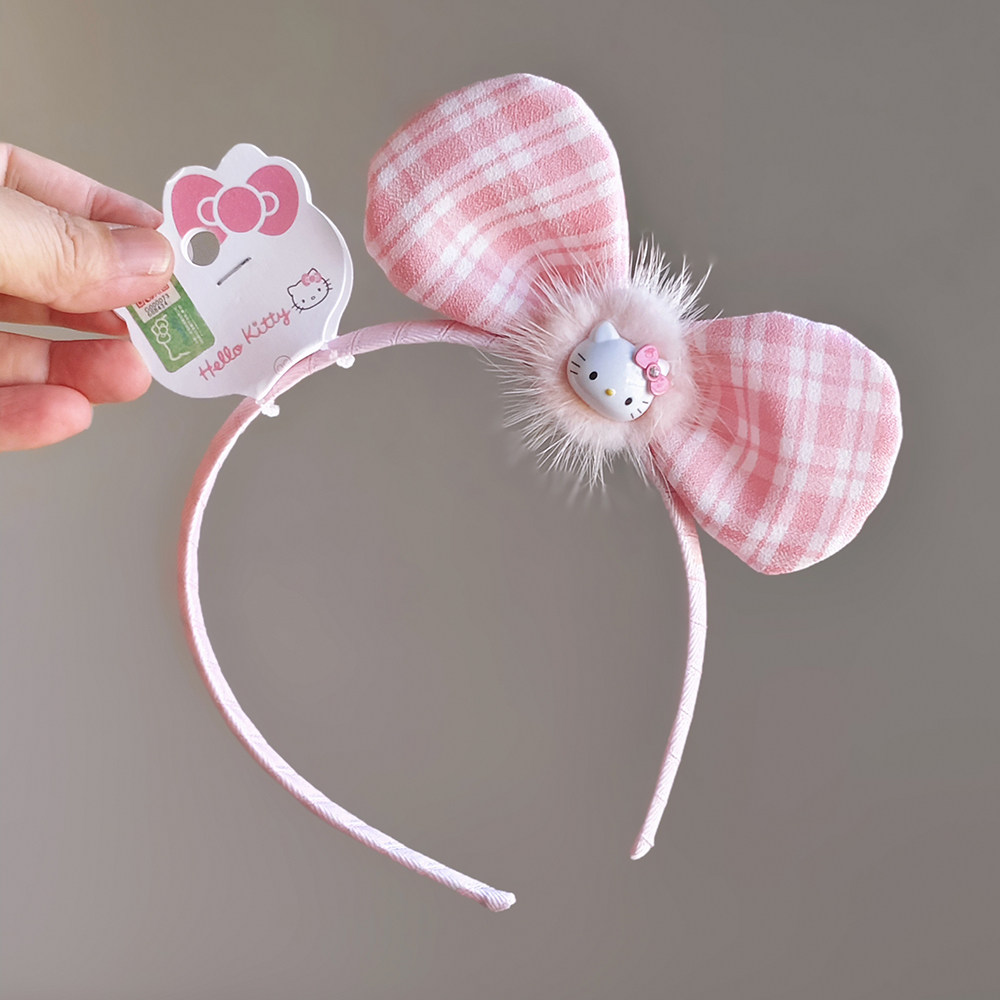 Hellokitty正版凯蒂猫婴幼儿宝宝女童蝴蝶结甜美皇冠新年节日发箍