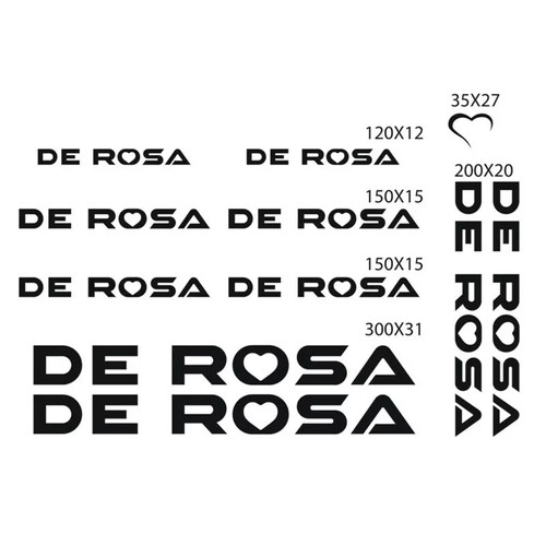 DE ROSA自行车架贴纸自行车架贴个性改色贴花车贴反光贴花贴