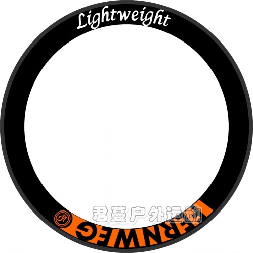 LIGHTWEIGHT FERNWG 60/70/80/90碳刀轮组贴纸 公路自行车刀圈贴