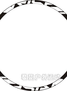 SRAM RISE 60山地车轮组贴纸 自行车轮组刀圈贴纸 26/27.5/29寸