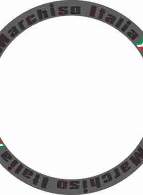 Marchisio轮组贴纸公路车轮组碳圈刀圈贴纸自行车轮组贴纸2个轮