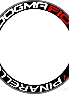 PINARELLO F10公路车死飞车刀圈轮组贴纸 镂空雕刻皮娜轮组贴纸