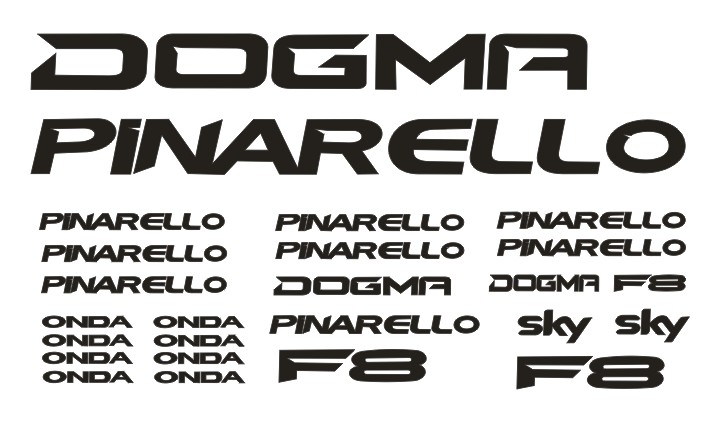 PINARELLO DOGMA F8/F10自行车架贴纸 公路车架贴纸【只等有缘人