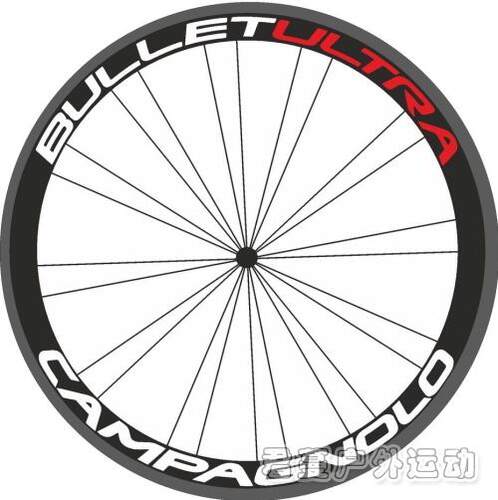 适用BULLET ULTRA自行车轮组贴纸 公路车死飞车碳刀圈贴纸 2个轮