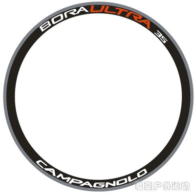 CAMPAGNOLO公路车轮组碳圈 BORA ULTRA 35刀圈贴纸自行车轮组贴纸