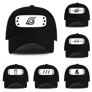 时尚火影忍者护额印花鸣人卡卡西鼬木叶逆忍成人儿童太阳鸭舌帽潮