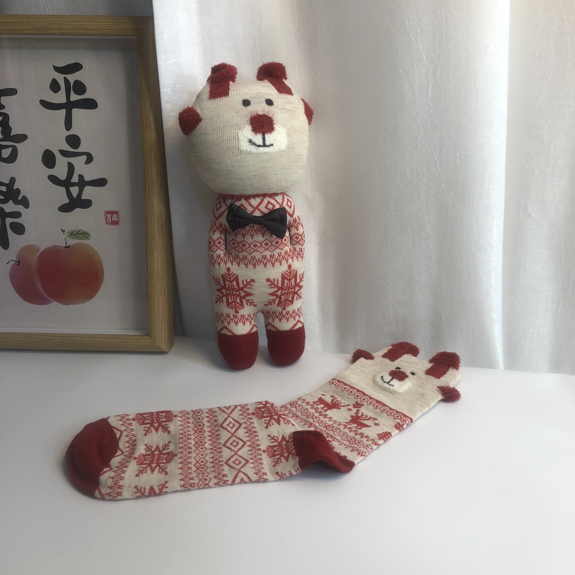 创意袜子娃娃手工材料包 成品 DIY手工制作玩偶生日礼物