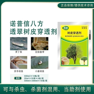 诺普信透翠树皮穿透增效剂杀菌增效持久高渗透干腐流胶蛀虫助剂