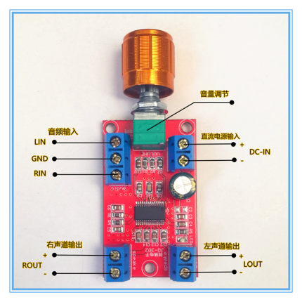 12V-24V宽压迷你高保真双声道数字功放模块30Wx2板2.0 HIFI大功率