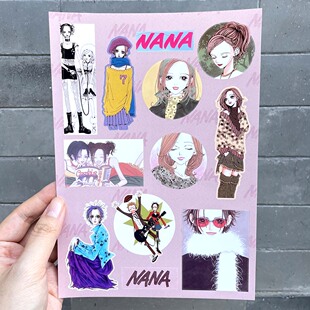 奇怪猫失泽爱nana小松奈奈大崎娜娜谷子周边手帐电脑ipad装饰贴纸
