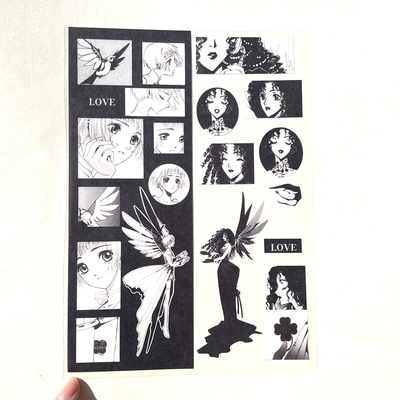 奇怪猫clamp谷子古早唯美clover周边装饰收藏手帐吧唧痛贴纸