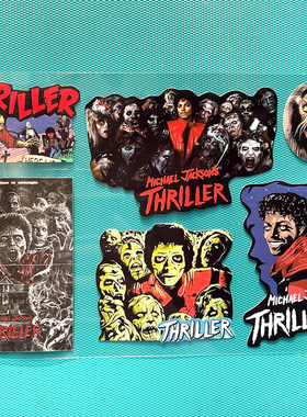 奇怪猫迈克尔杰克逊MichaelJackson古早丧尸颤栗谷子收藏装饰贴纸