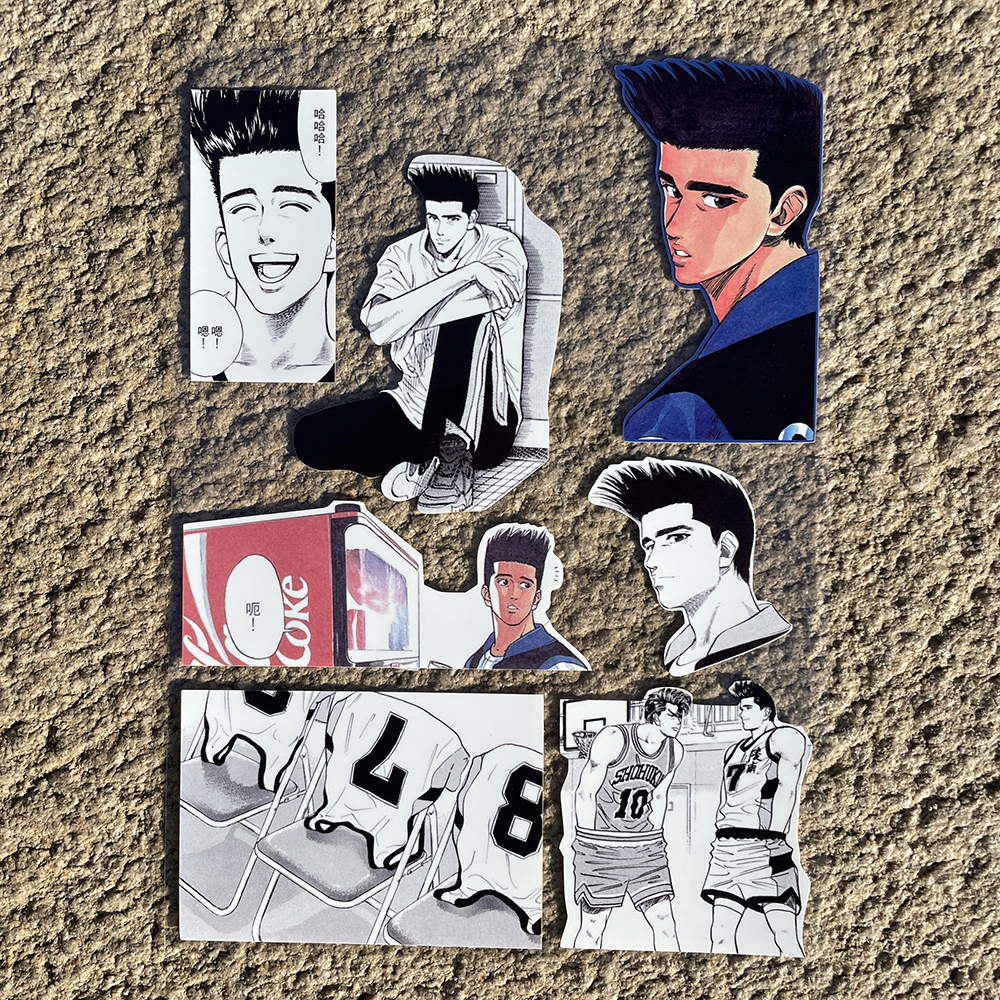 奇怪猫灌篮高手仙道彰谷子周边装饰痛贴纸