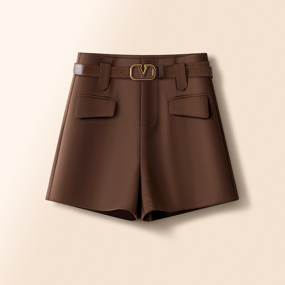 欧货时尚西装短裤子女春秋2026新款高腰显瘦外穿a字靴裤休闲西裤,女装/女士精品,休闲裤,淘宝优惠券,粉丝福利购,淘宝优惠卷