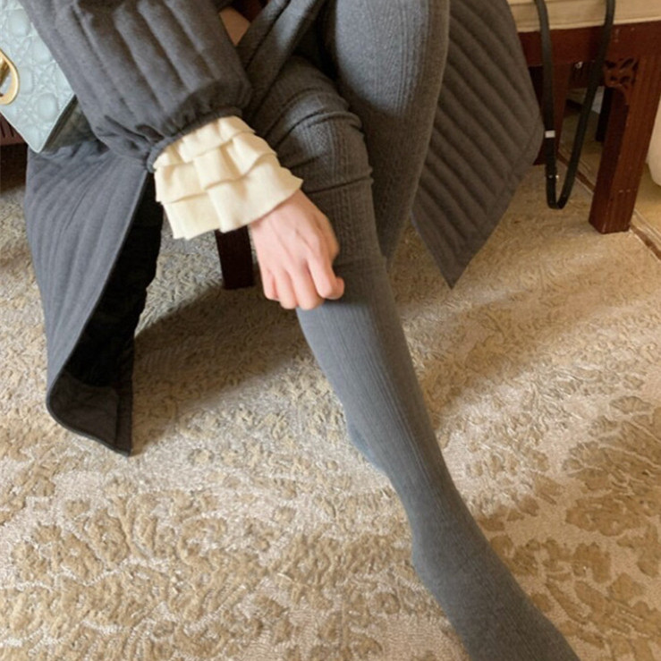 连裤袜婴儿绒显瘦麻花打底连裤袜