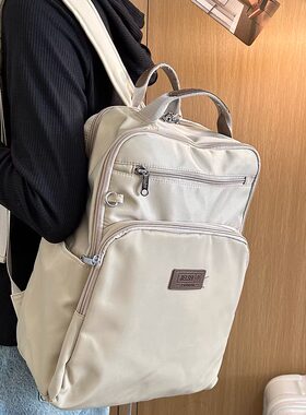 新品小众15.6寸电脑上班通勤双肩包出游大容量背包防水牛津布书包