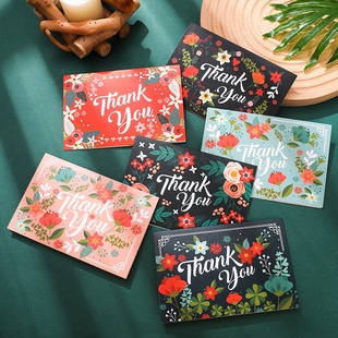 简约高档烫金感恩节卡片高级感thankyou教师节贺卡创意感谢通用卡