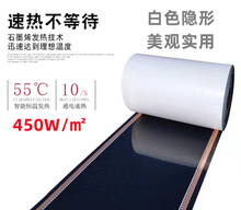 墙暖石墨烯壁挂式 发热板碳晶电热膜垫家用采取暖器恒温速热壁画白