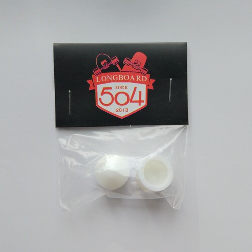 504长板专用长板顶碗 小鱼板无噪音 95A 聚氨酯顶点 白色 504长板