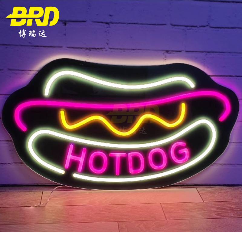 热狗小吃造型灯led悬挂夜市摆摊