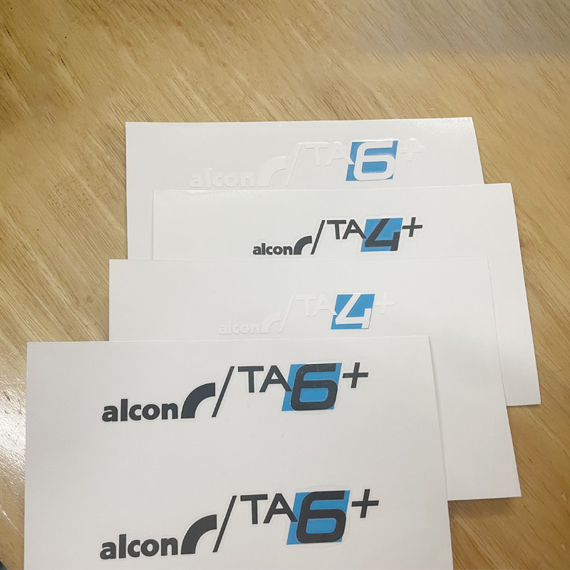 汽车卡钳贴纸适用于alcon TA6+卡钳贴纸耐高温刹车贴alcon TA4+