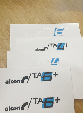汽车卡钳贴纸适用于alcon TA6+卡钳贴纸耐高温刹车贴alcon TA4+