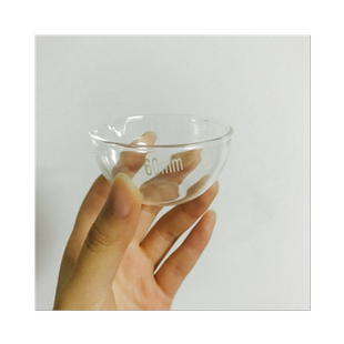 玻璃仪器蒸发皿平底圆底蒸发皿60mm 150mm具嘴蒸发皿 90mm 120mm