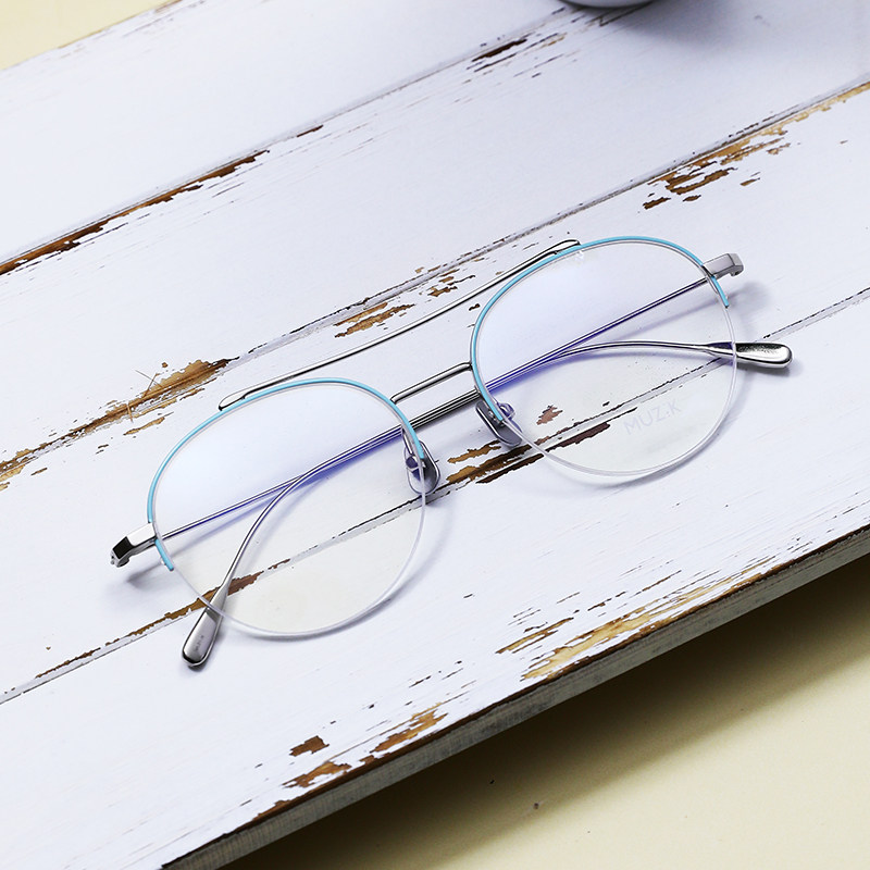 超轻钛架近视眼镜架男款