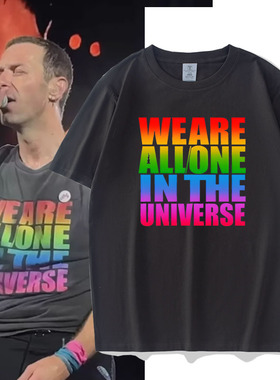 ColdPlay酷玩乐队周边t恤男夏季2026香港摇滚演唱会纯棉短袖衣服