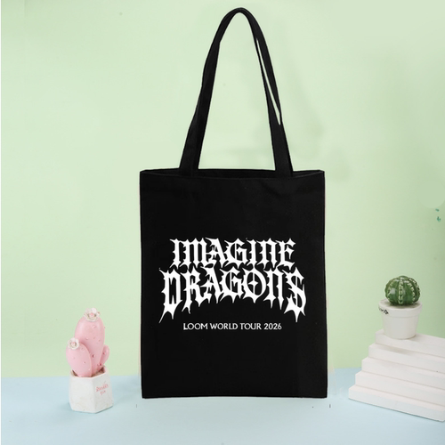 梦龙乐队Imagine Dragons2026演唱会应援周边LOOM帆布包手提纪念