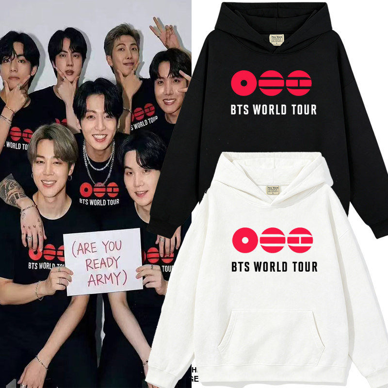 BTS WORLD TOUR防弹少年团2026演唱会周边同款薄款卫衣应援上衣服图片