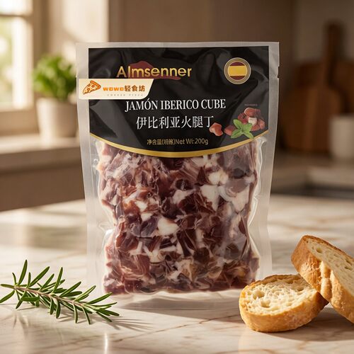 伊比利亚火腿丁200g 西班牙黑猪火腿即食 肉丁Jamon IBERICO cube