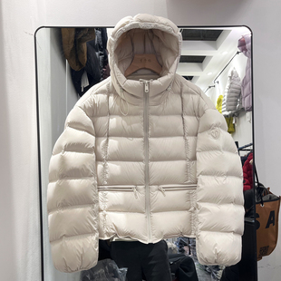 2025秋冬女士新款新国标90白鸭绒糖果色时尚排骨小剪刀连帽羽绒服