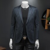 小西服外套单西商务休闲时尚 今年流行特惠欧洲站春秋新款 2026男士