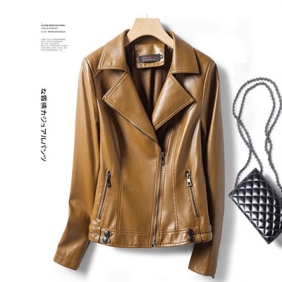 今年流行特惠海宁真皮皮衣外套女高级感小个子2025新款爆款大码