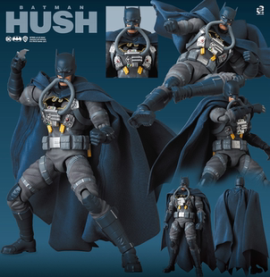 现货全新MAFEX缄默蝙蝠侠 潜行紧身衣版 6寸1/12动漫可动手办